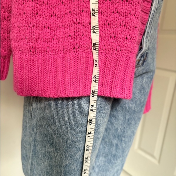 Pink Rose Fuchsia Cardigan Sweater - Picture 8 of 14